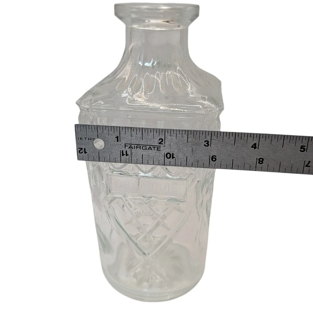 Vintage Drambuie Decanter Bottle Lead Crystal Prince Charles Edwards Liqueur